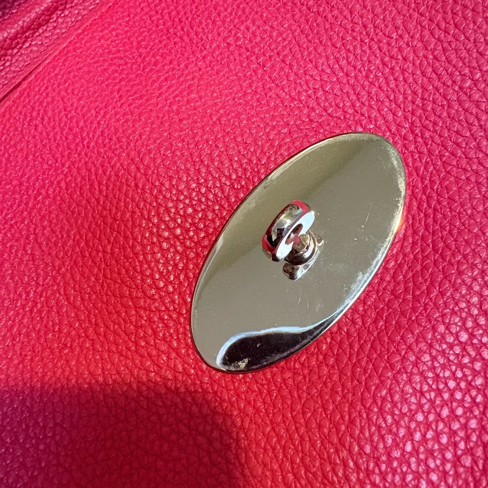 Mulberry Lily Scarlet Red Leather Bag - Picture 14 of 16